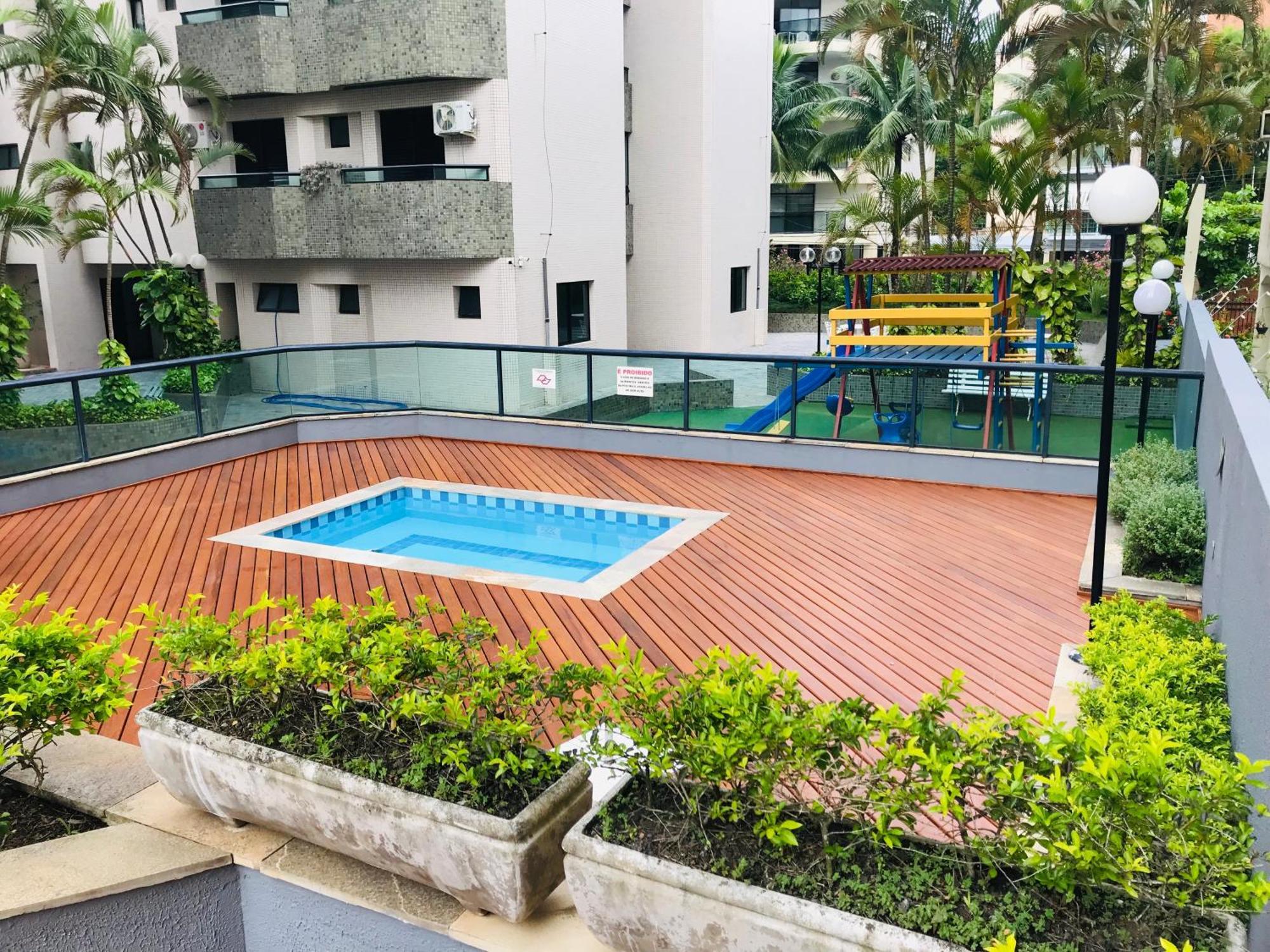 Apto a 2 min a Pé da Praia - Edificio Monte Carmel Guarujá Exterior foto